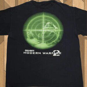 Black Call of Duty Modern Warfare 2 T-shirt